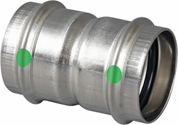 [6523900] 1/2 P/P STAINLESS STEEL CXC COUPLING W/STP