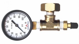 [7059807] 0-100 PSI Gauge, Air Valve, Boiler Drain Connection