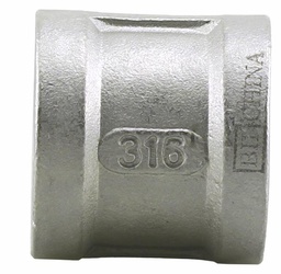 [7110813] 4 STAINLESS THRD 150# COUPLING
