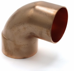 [7220055] 2 FITTING TO COP STR 90°WROT ELBOW