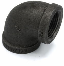 [7351004] 1/2               STD.BLK.90 ELBOW