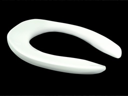 [1171751] Anti-Microbial Elongated Open Front Toilet Seat Fast-N-Lock