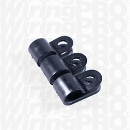 [7504325] 1/4" Nylon Cable Clamp - Black 100/pkg