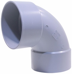[7560140] 8"x90D PVC DWV ELBOW HxH SYSTEM 15