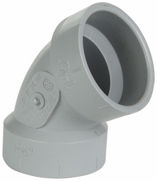[7560320] 1 1/2"x60D PVC DWV ELBOW HxH SYSTEM 15
