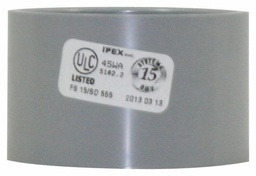 [7560780] 2" PVC DWV COUPLING HxH SYSTEM 15