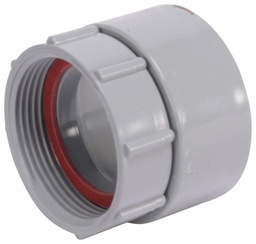 [7560925] 1 1/2" PVC DWV SWIV. STRAIN. ADPT HxSWIV. NUT SYSTEM 15