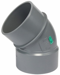 [7583228] 6"x45D PVC DWV ELBOW SPxH SYSTEM XFR