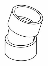[7583272] 10"x22 1/2D PVC DWV ELBOW HxH SYSTEM XFR