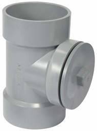 [7583606] 4" PVC DWV LINE C/O W/ PLUG HXHXGKT PLUG SYSTEM XFR