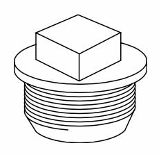 [7583644] 3" PVC DWV PLUG C/O MPT SYSTEM XFR