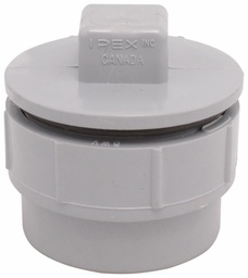 [7583662] 2" PVC DWV FTG C/O W/ PLUG SPxGSKT PLUG SYSTEM XFR