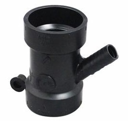 [7627003] 1-1/2X1/2 DISHWASH WYE CAP ABS