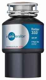 [4066059] Badger 333 Continuous Feed Food Waste Garbage Disposal 3/4 HP (with Cord)