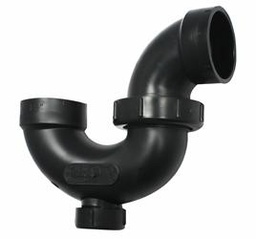 [7629071] 1-1/2 ABS P-TRAP W/UNION+C/0