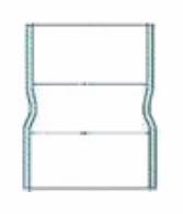 [7680071] 3" PVC IPS X 3" DB2/TEL COUPLING