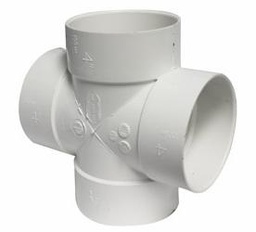 [7690422] 4 PVC SEWER CROSS