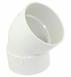 [7690482] 3 PVC SEWER 45 ELBOW