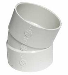 [7690502] 3 PVC SEWER 22-1/2 ELBOW