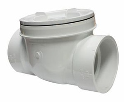 [7690591] 4 PVC DWV WHITE BACKWATER V