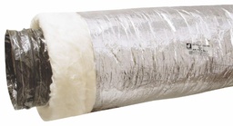 [7761155] 8" X 25' Flexible Insulated Duct - Silver Jacket R4.2