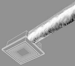 [7761163] 16" X 25' Flexible Insulated Duct - Silver Jacket R4.2