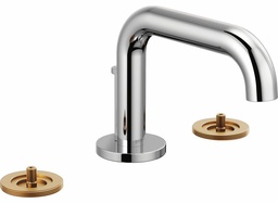 [3051377] Litze Widespread Bathroom Faucet (less Handles)