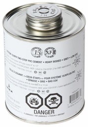 [7791300] 946ml System 15 DWV 2-Step PVC Cement Grey