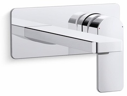 [2935060] Parallel Single Hole Wall Mount Bathroom Faucet