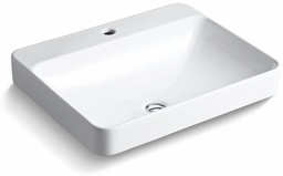 [2907660] Vox Rectangle 1-Hole Bathroom Vessel Sink