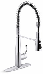 [2951215] Simplice Semi-Professional Kitchen Faucet with Spring Pulldown Spray