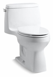 [2905455] Santa Rosa Comfort Height 1-Piece Compact Elongated 1.28 GPF Toilet with Quiet-Close Seat