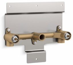 [2940064] Parallel 2-Handle Wall Mount Tub Faucet Valve