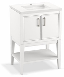 [2922885] Winnow 24" Bathroom Vanity with Sink and 1-Hole Quartz Top