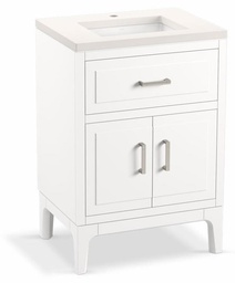 [2922788] Seer 24" Bathroom Vanity with Sink and 1-Hole Quartz Top
