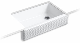 [2963325] Hayridge Whitehaven 35-11/16" 1 Bowl Undermount Farmhouse Kitchen Sink