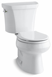 [7007056] Wellworth 2-Piece Round Front Dual Flush Toilet (less seat)