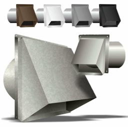 [5643656] 4" Fresh Air Intake Projection Hood White