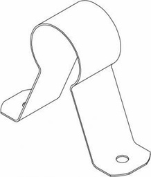 [3805080] 1 CPVC GALVANIZED STAND OFF #076