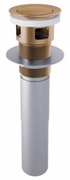 [3050100] Push Button Pop-Up Drain with Overflow