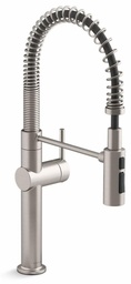 [2951140] Crue Semi-Professional Kitchen Faucet with Spring Pulldown Spray